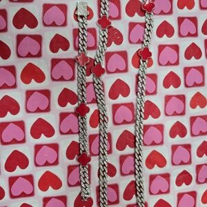 New!8mm Silver Over Copper Jewelry Set - 24" Necklace & 8" Bracelet -New Set